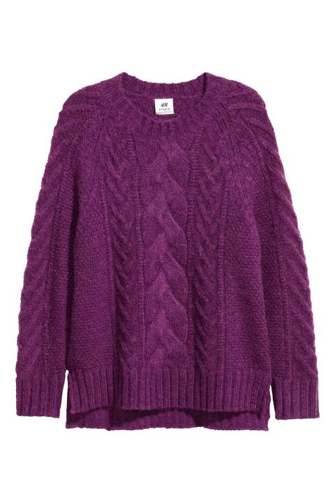 Pullover In Maglia A Trecce