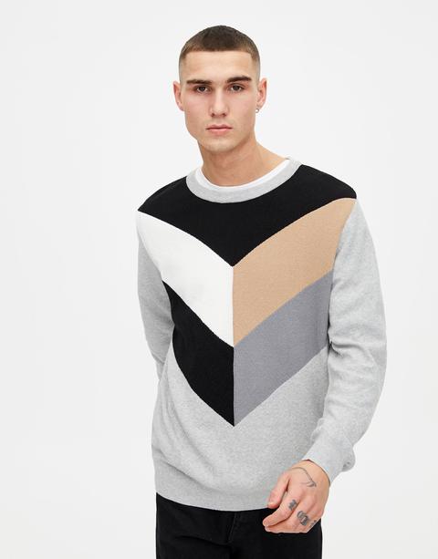 De En Pullover Man A Maglia Boohoo 21 Buttons OXikZuP