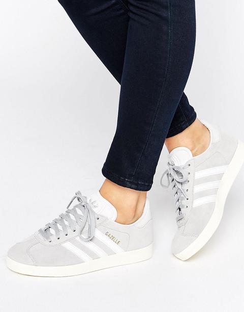 Zapatillas De Deporte Unisex En Ante Gris Gazelle De Adidas Originals