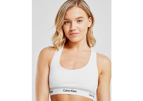 Calvin Klein Heritage Bralette - White - Womens