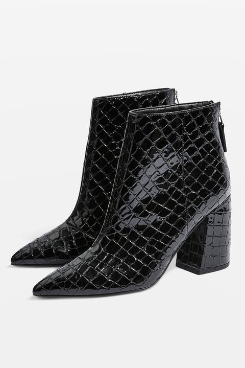 Womens Houston Ankle Boots - Black, Black