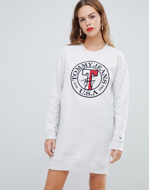 tommy jeans sweatshirt dress