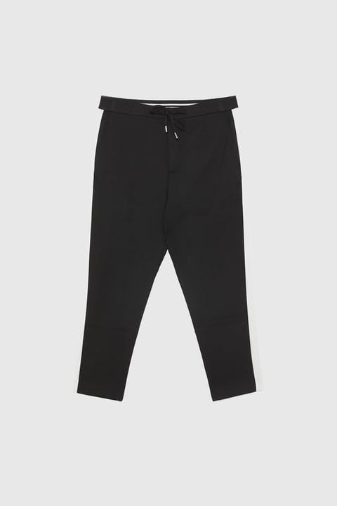 Pantaloni Con Striscia Laterale