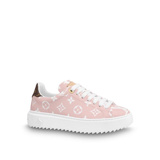 louis vuitton time out trainer pink