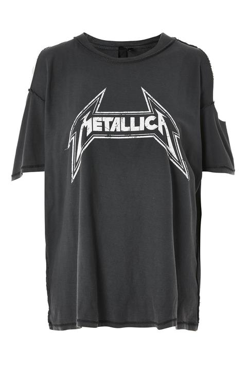 Tall Metallica Motif T-shirt