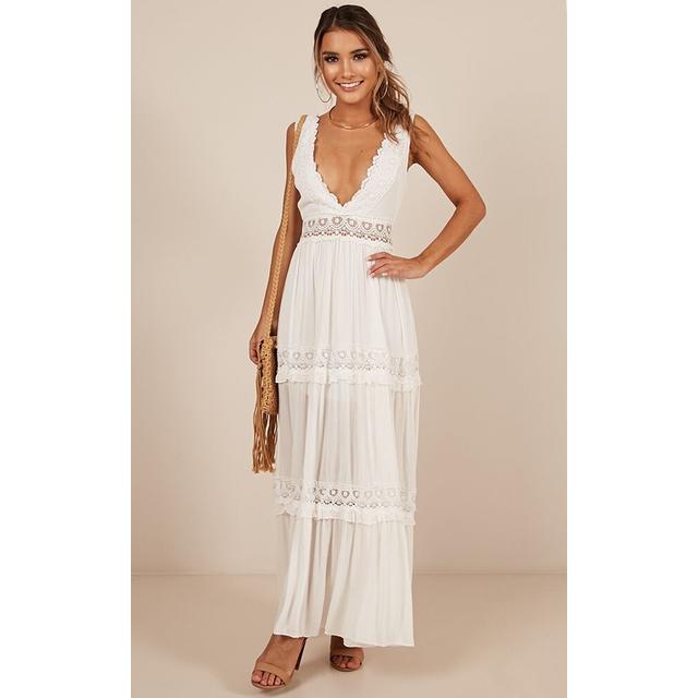showpo white maxi dress