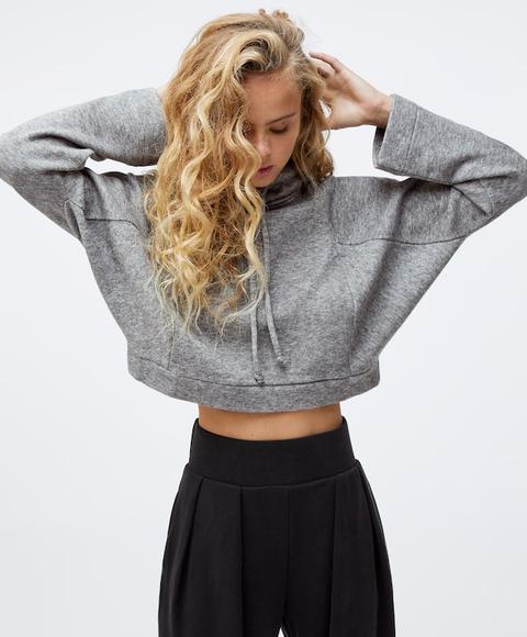 Sudadera Crop
