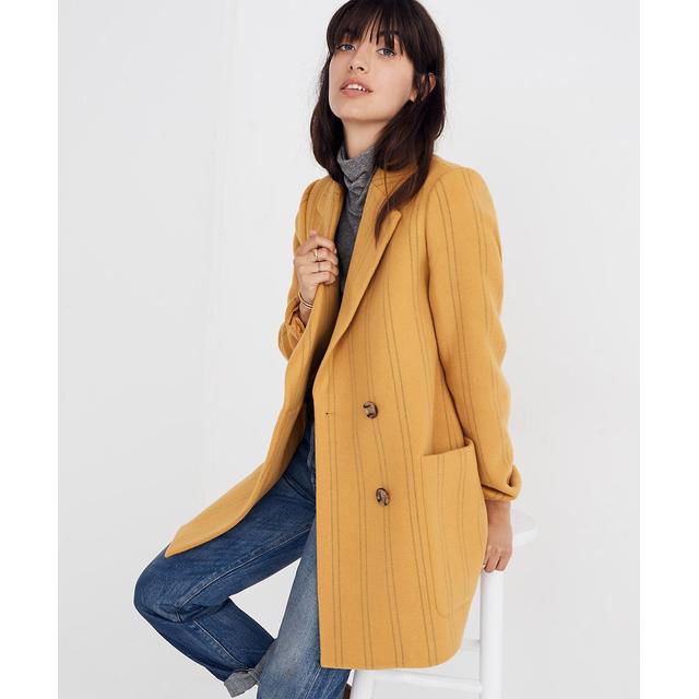 Hollis double breasted hot sale coat madewell