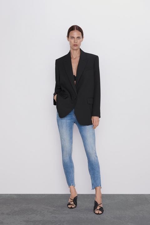 Zw Premium ‘80s High Waist Old Blue Jeans