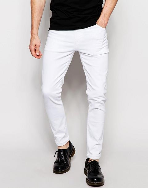 Asos - Jeans Skinny Bianchi - Bianco