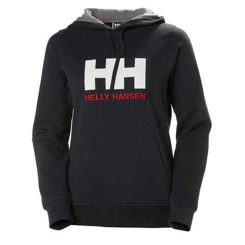 Helly Hansen W Hh Logo Hoodie Mujer Azul Marino