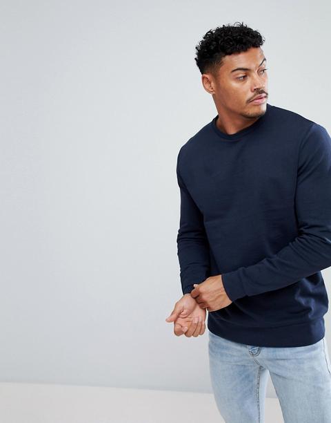Asos - Felpa Blu Navy - Navy