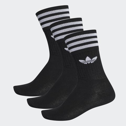 Solid Crew Socks 3 Pairs