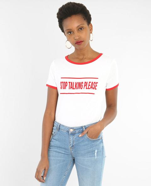 Camiseta Con Mensaje