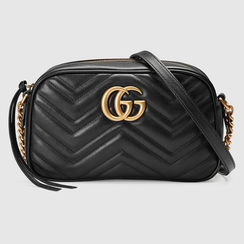 Gg Marmont Small Matelassé Shoulder Bag