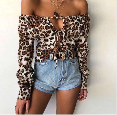 Camicia Fergus Animalier Leopardo