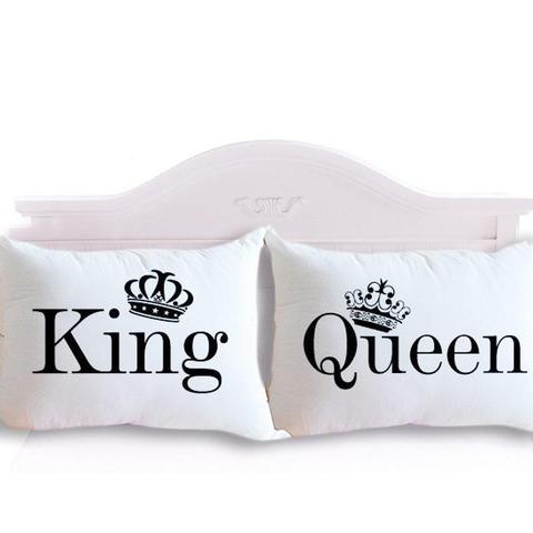 Set Di 2 Federe Per Cuscino King & Queen