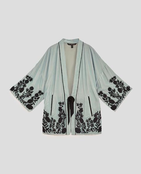 Kimono Corto Ricamo