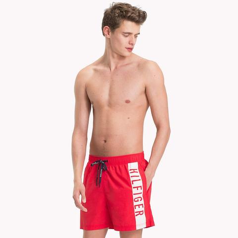 Costume Boxer Medio In Nylon Con Logo