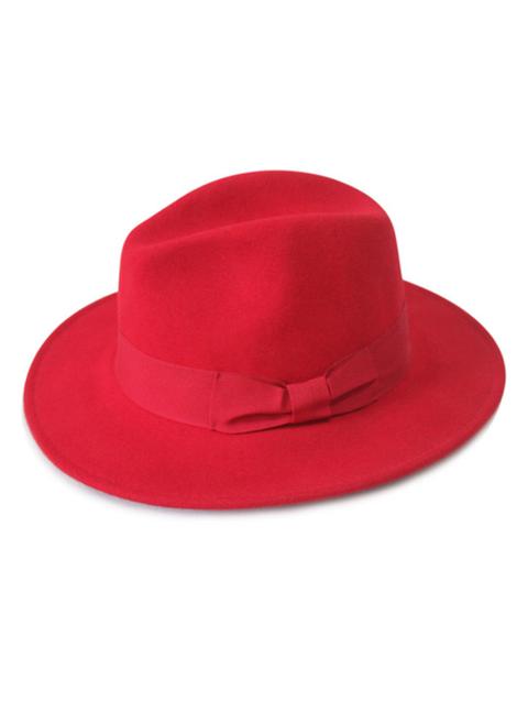 Bowknot Felt Fedora Hat