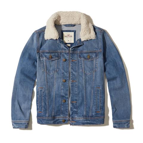 hollister trucker jacket