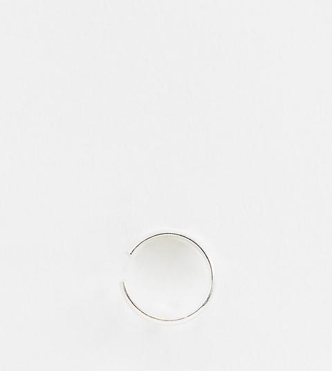 Kingsley Ryan - Orecchino Ear Cuff Minimal In Argento Sterling Da 12 Mm - Argento
