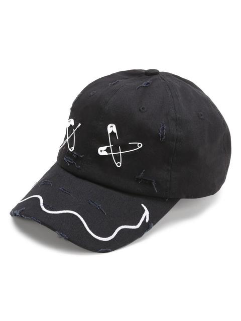 Black Pin Design Baseball Cap