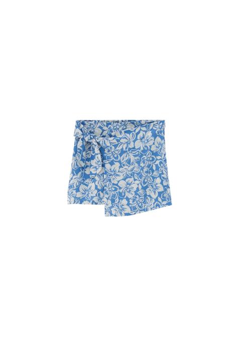 Falda Pantalón Flores Hibiscus