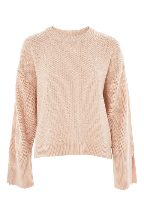 Knitted Wide Sleeve Top