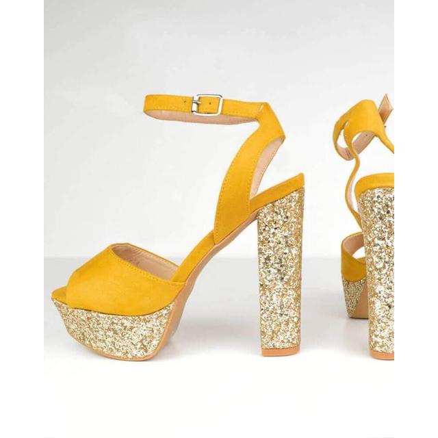 cheap glitter heels