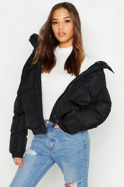 Funnel Neck Puffer Jacket