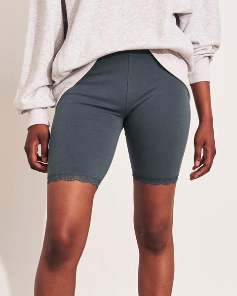 Lace-trim Bike Short from Hollister on 