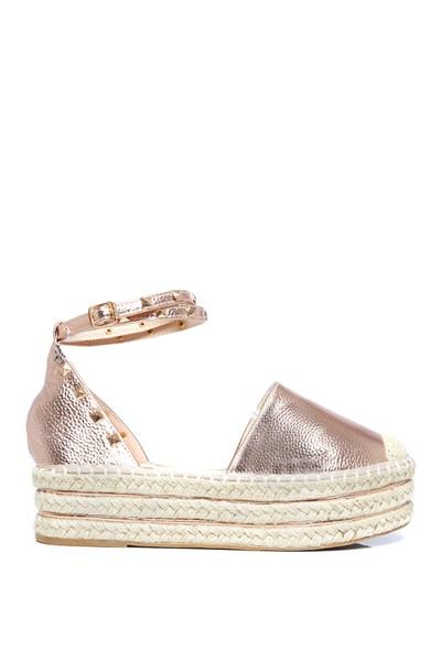 Rachel Rose Gold Stud Detail Flatform