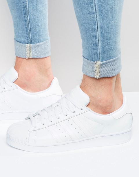 Zapatillas De Deporte En Blanco B27136 De Adidas Originals Superstar