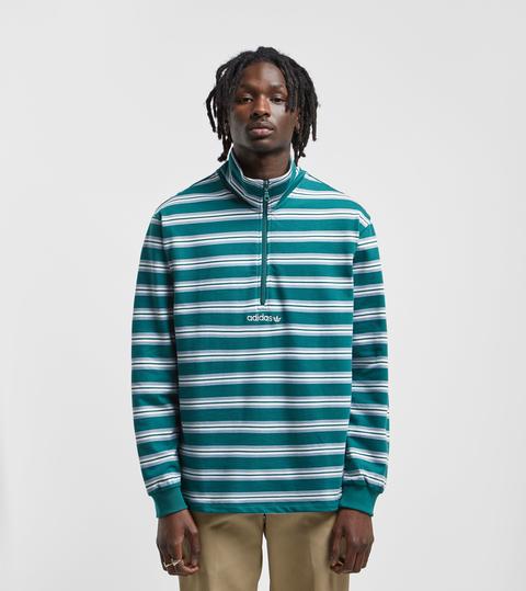 Adidas Originals St. Peter Half-zip Sweatshirt - Size? Exclusive, Green