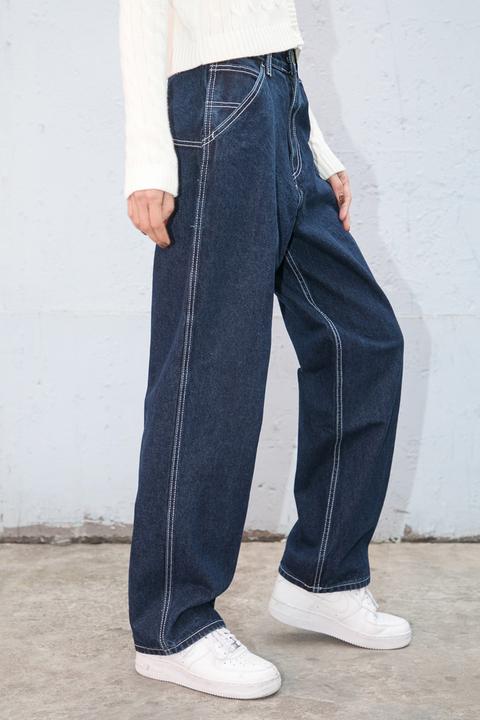 high rise relaxed fit jeans