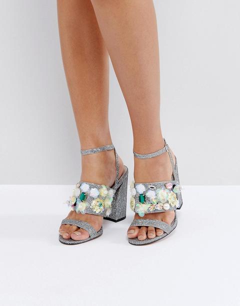 Zapatos De Tacón Con Adornos Holla! De Asos