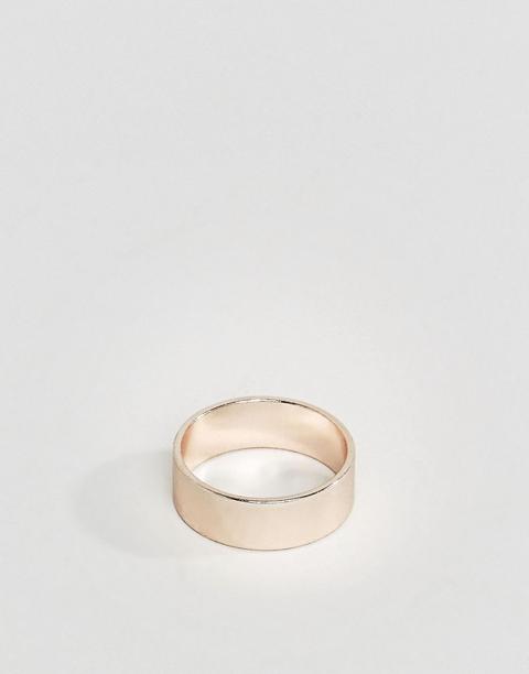 Asos Design - Anello Oro Rosa - Rosa