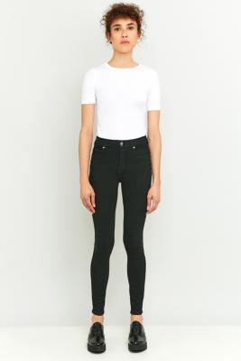 Dr. Denim Lexy Black Skinny Jeans - Womens L