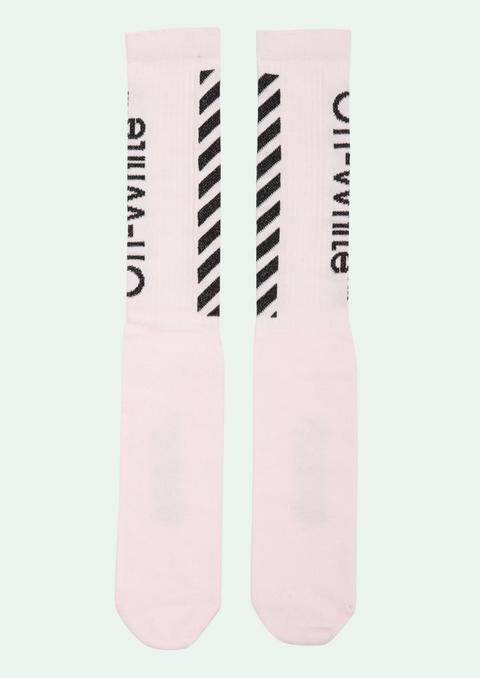 Light Pink Diag Socks