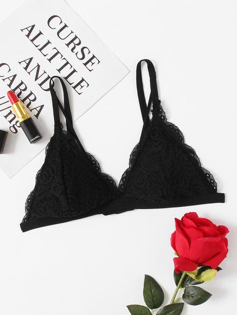 Reggiseno Con Bordi Smerlati