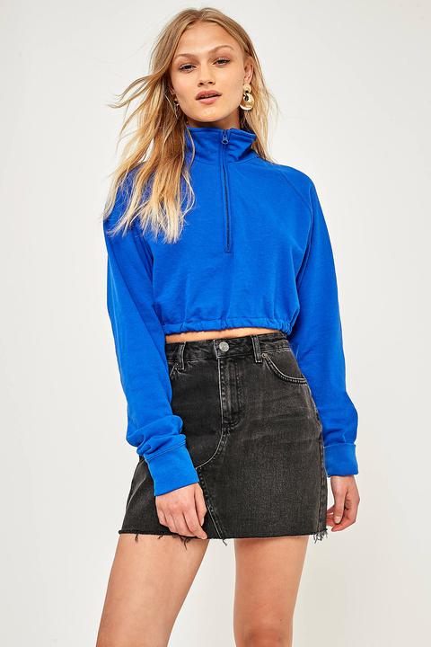 Bdg Denim 5-pocket Notched Mini Skirt - Womens Xs