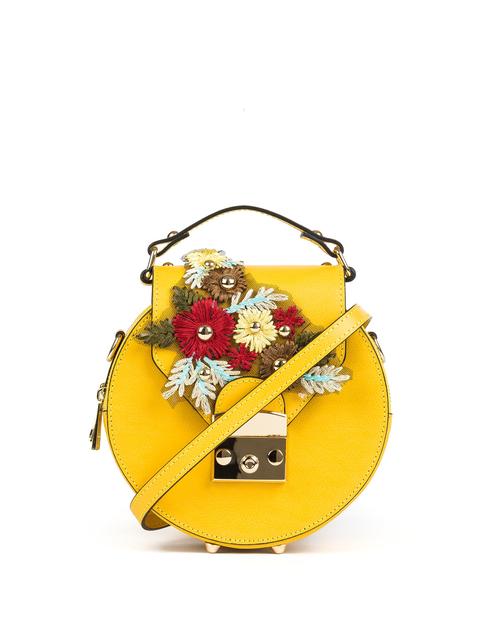Rinascimento Borsa In Pelle Con Applicazioni