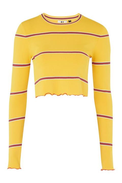 **margot Long Sleeve Crop Top By Unique