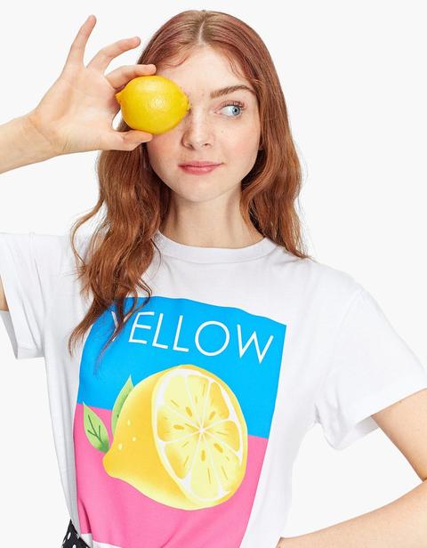 Camiseta Print Fruta Limón