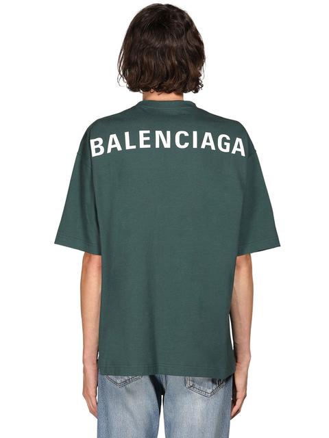 Camiseta De Algodón Con Logo