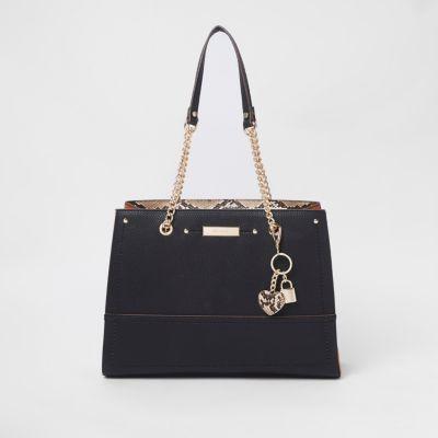 chain tote handbag