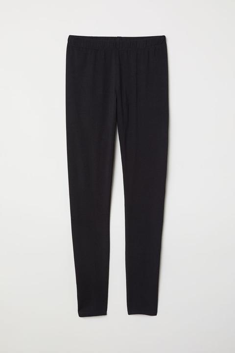 Jersey Leggings - Black