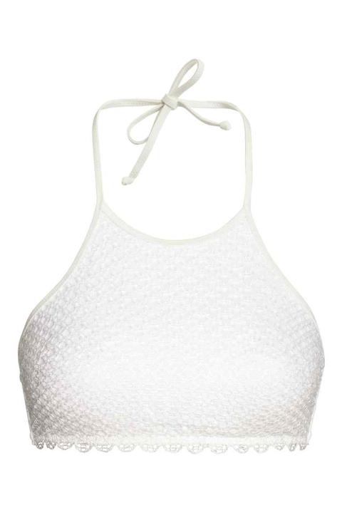 Top De Bikini De Escote Halter