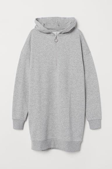 H & M - Robe En Molleton - Gris